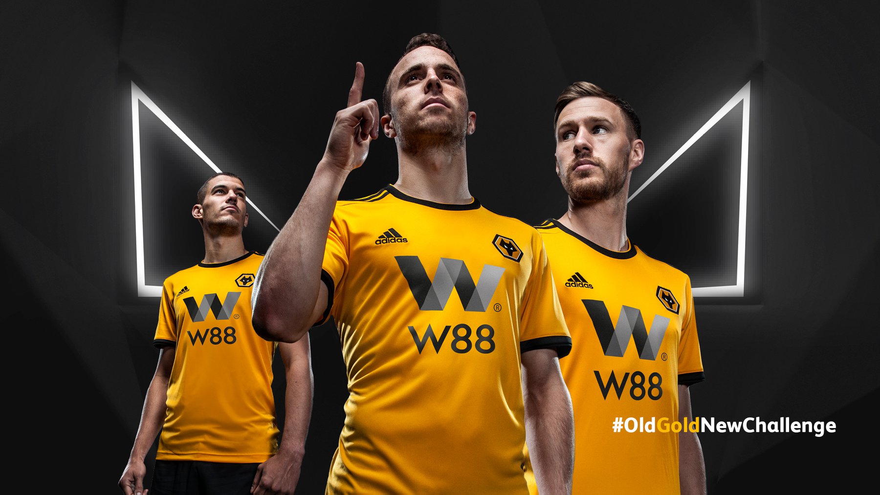 Novas camisas do Wolverhampton 20182019 Adidas Mantos do Futebol