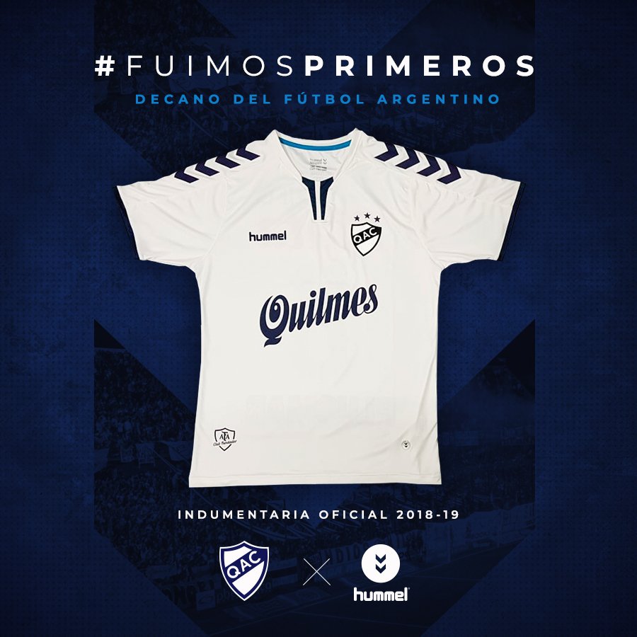 Novas camisas do Quilmes AC 20182019 Hummel Mantos do Futebol