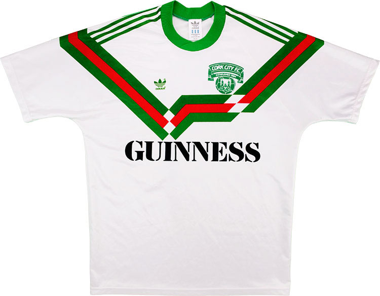 Camisa retrô do Cork City 19891991 Adidas » Mantos do Futebol