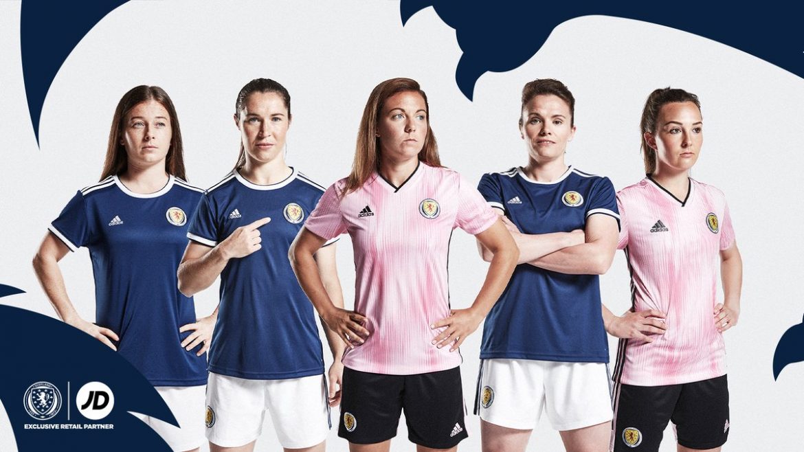 Camisas da seleção feminina da Escócia 2019 Adidas | Copa do Mundo