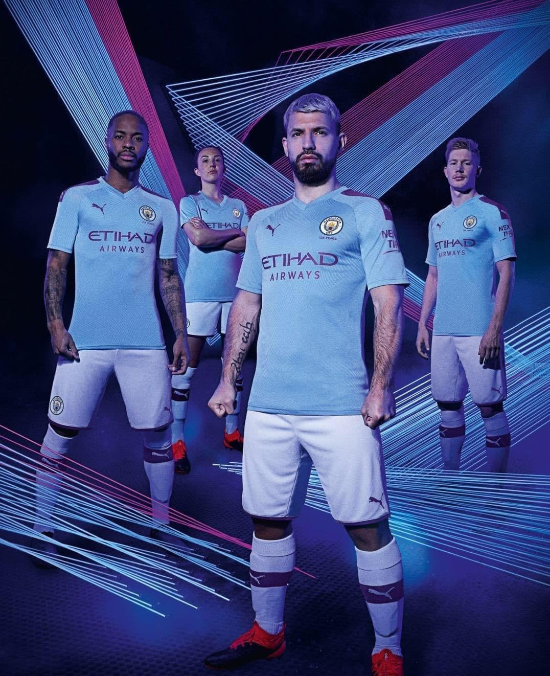 Novas camisas do Manchester City 20192020 PUMA Mantos do Futebol Novas camisas do Manchester City 20192020 PUMA Mantos do Futebol