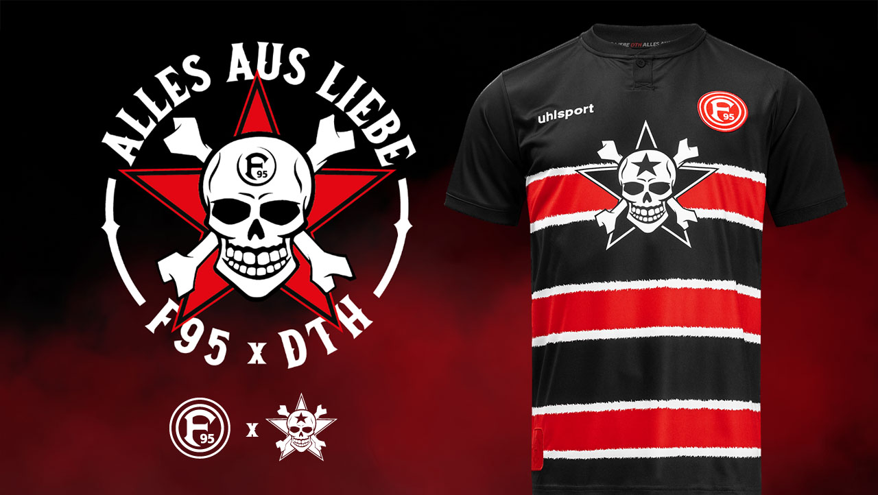 Fortuna Düsseldorf homenageia a banda Die Toten Hosen em camisa » MDF Fortuna Düsseldorf homenageia a banda Die Toten Hosen em camisa » MDF
