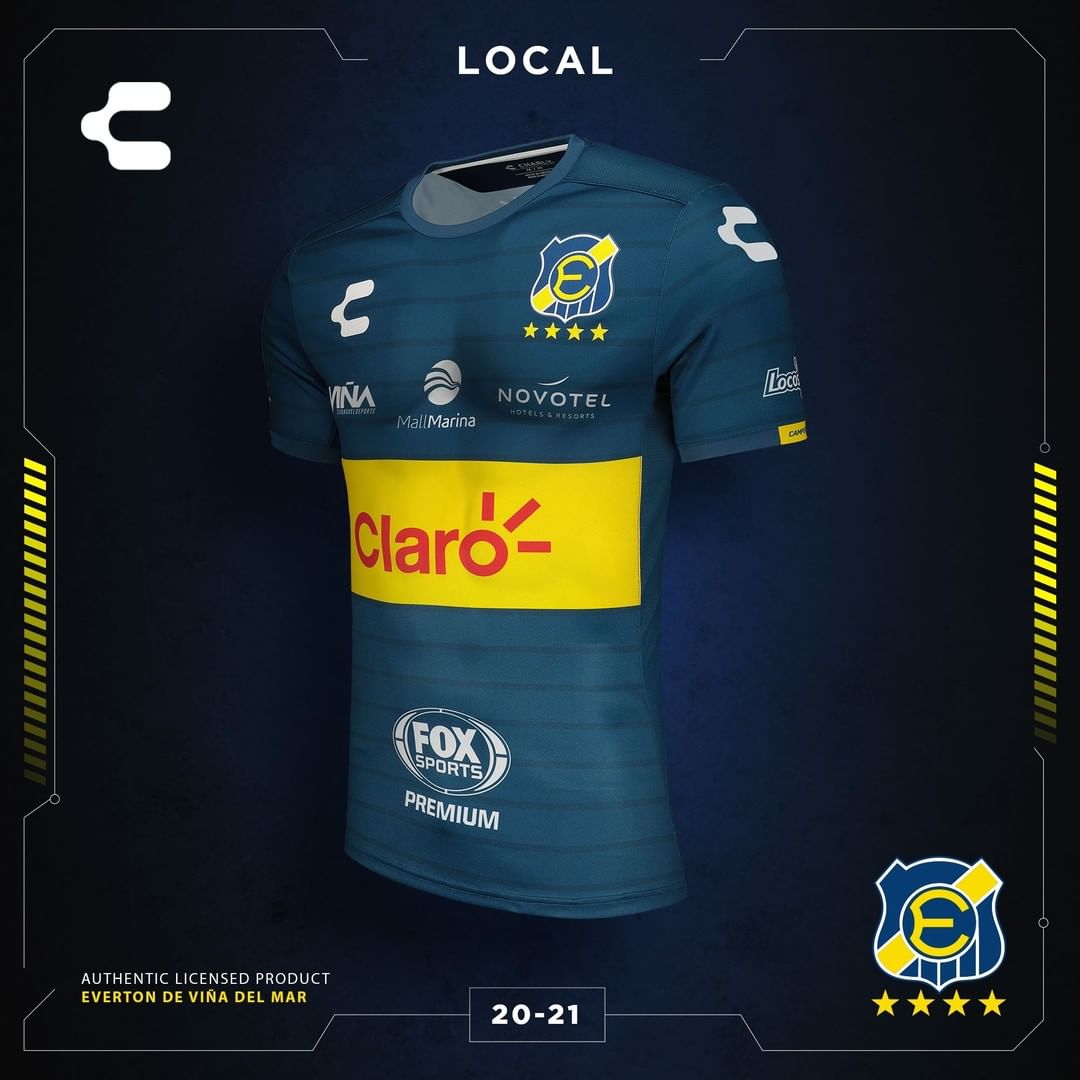 Novas camisas do Everton Viña del Mar 2020-2021 Charly » MDF