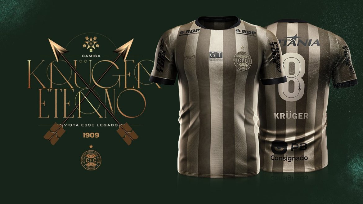 Krüger Eterno: Terceira camisa do Coritiba 2020-2021 1909 ...