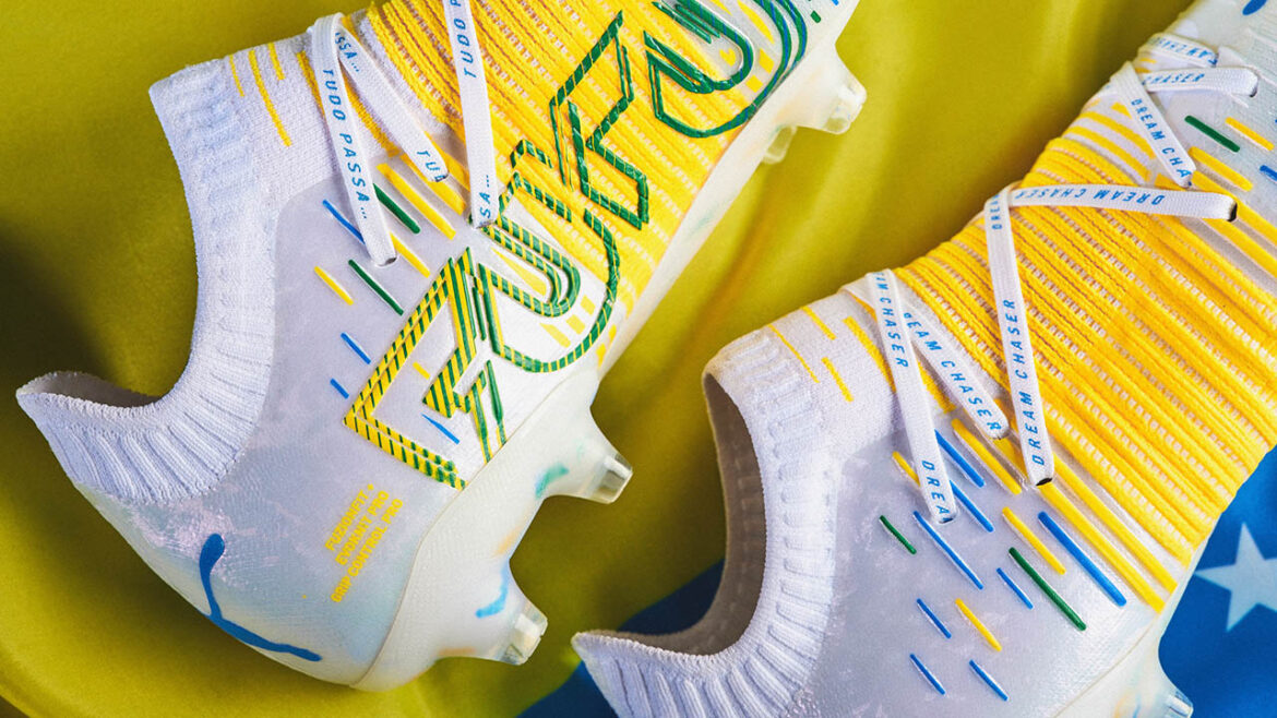 PUMA lança FUTURE Z 1.1 Brazil, nova chuteira de Neymar Jr para Copa