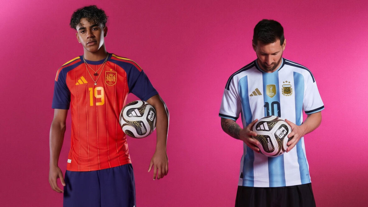 Espanha e Argentina - Adidas Final da Copa do Mundo 2026