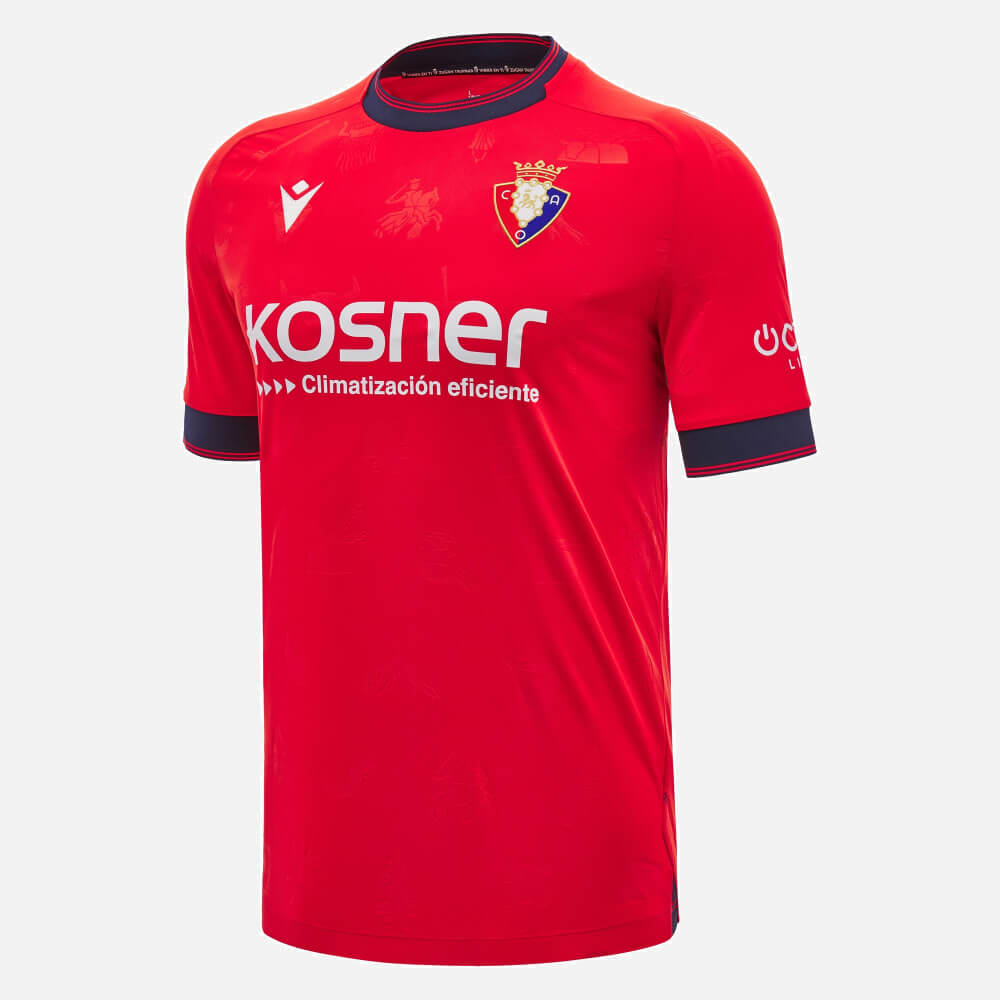 Camisa titular do Osasuna 2025-2026 Macron
