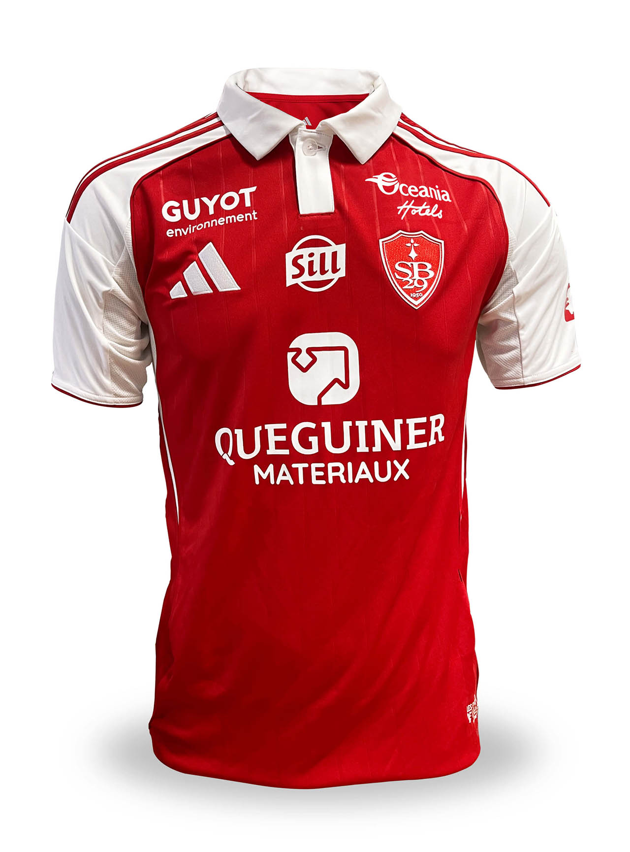 Camisa titular do Brest 2025-2026 Adidas