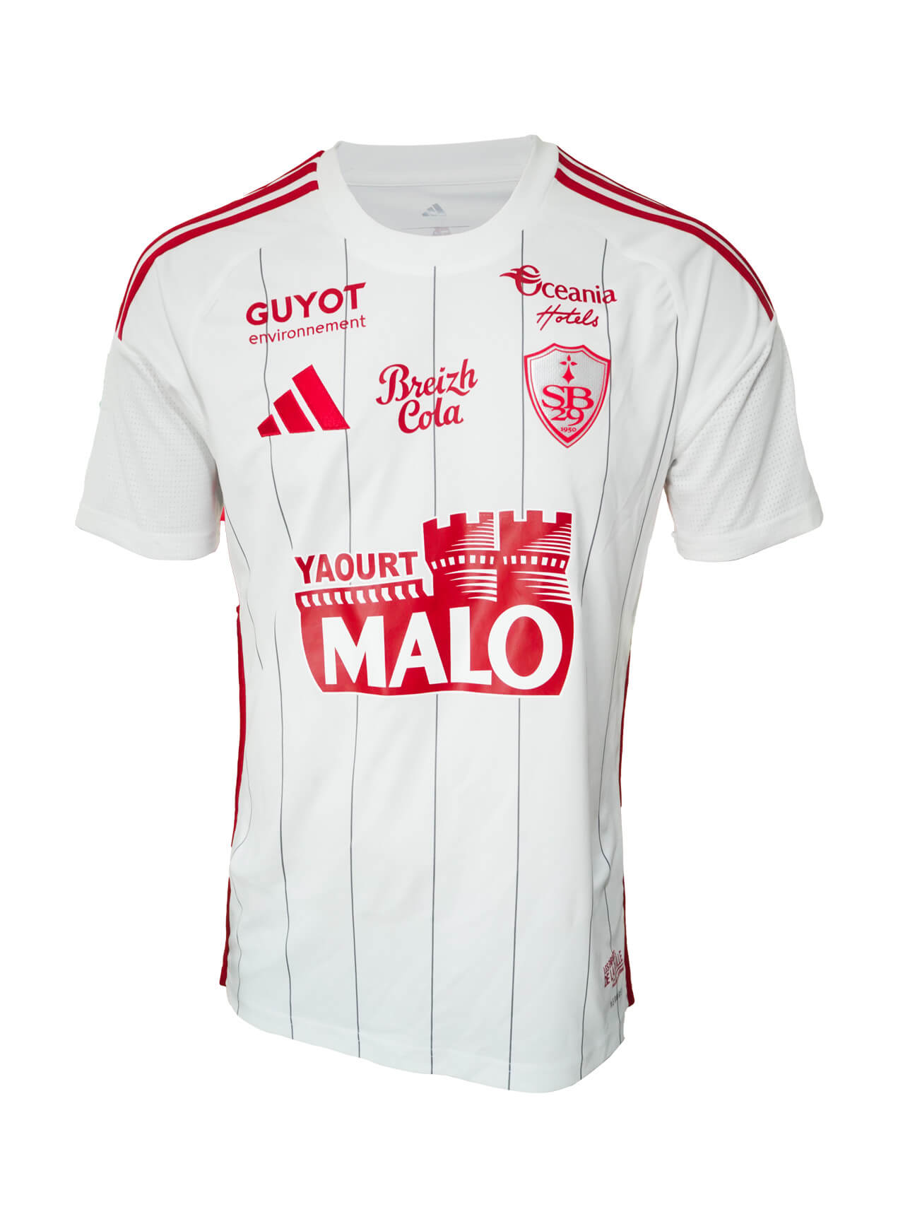 Camisa reserva do Brest 2025-2026 Adidas