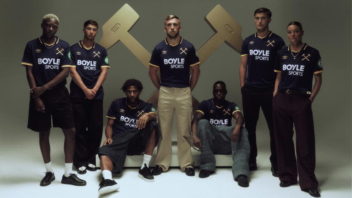 West Ham revela nova terceira camisa da Umbro 2025-2026