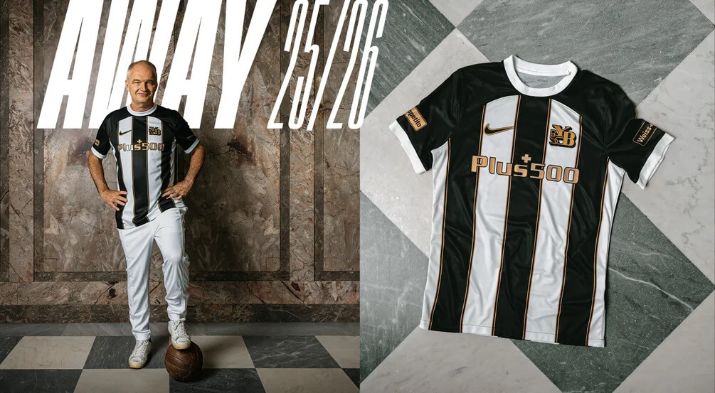 Young Boys apresenta nova camisa reserva 2025-2026 com homenagem a Stéphane Chapuisat