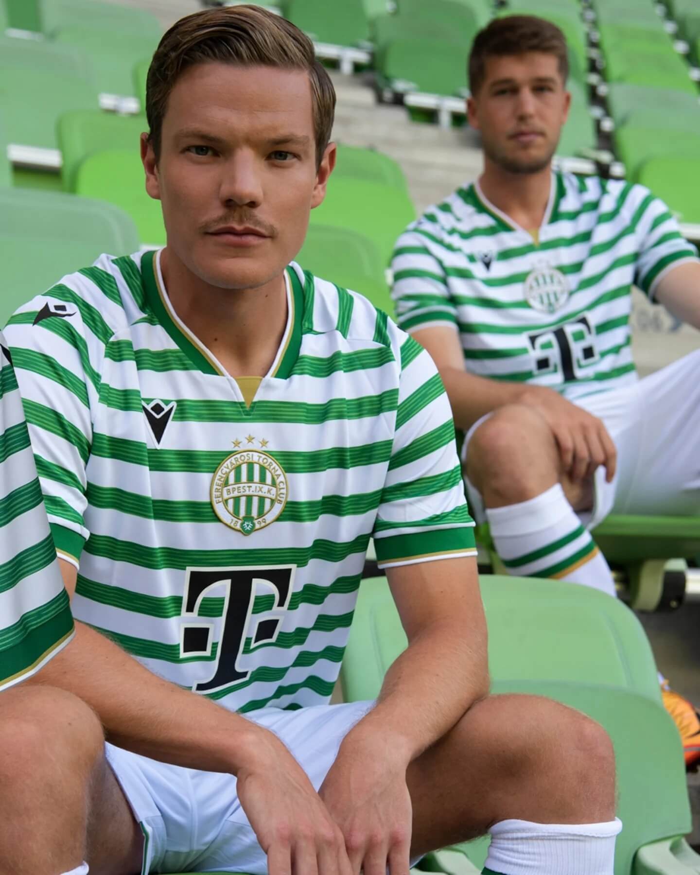 Camisa titular do Ferencvárosi TC 2025-2026 é lançada pela Macron