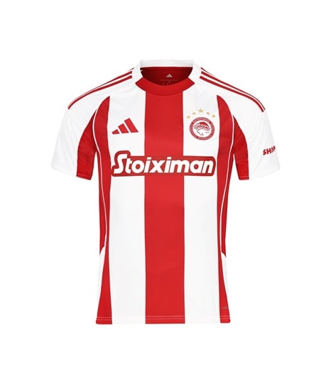 Camisa titular do Olympiacos 2025-2026 é revelada pela adidas