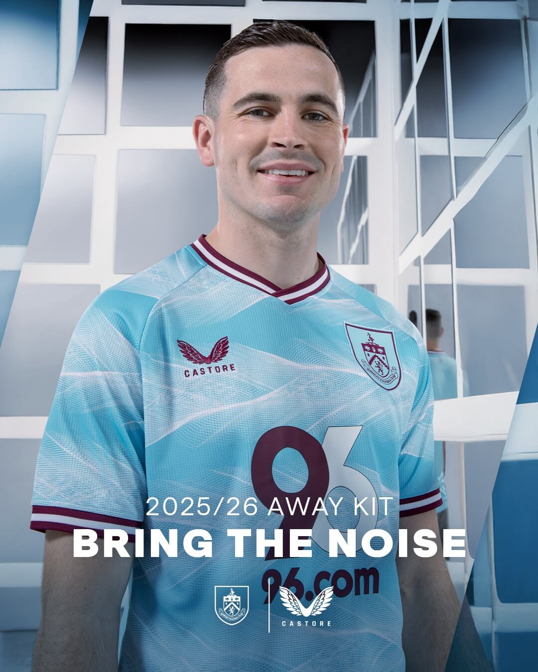 Burnley apresenta nova camisa reserva 2025-2026 com homenagem aos torcedores