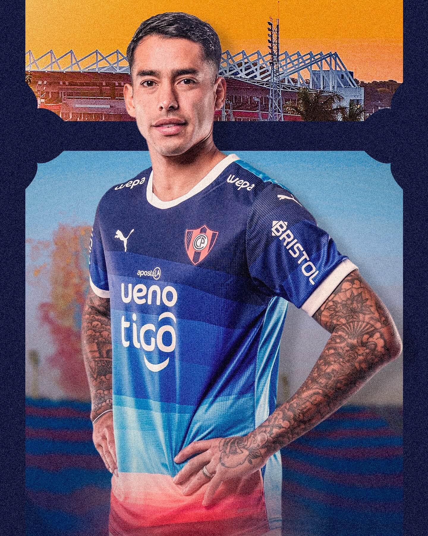 Terceira camisa do Cerro Porteño 2025-2026 PUMA