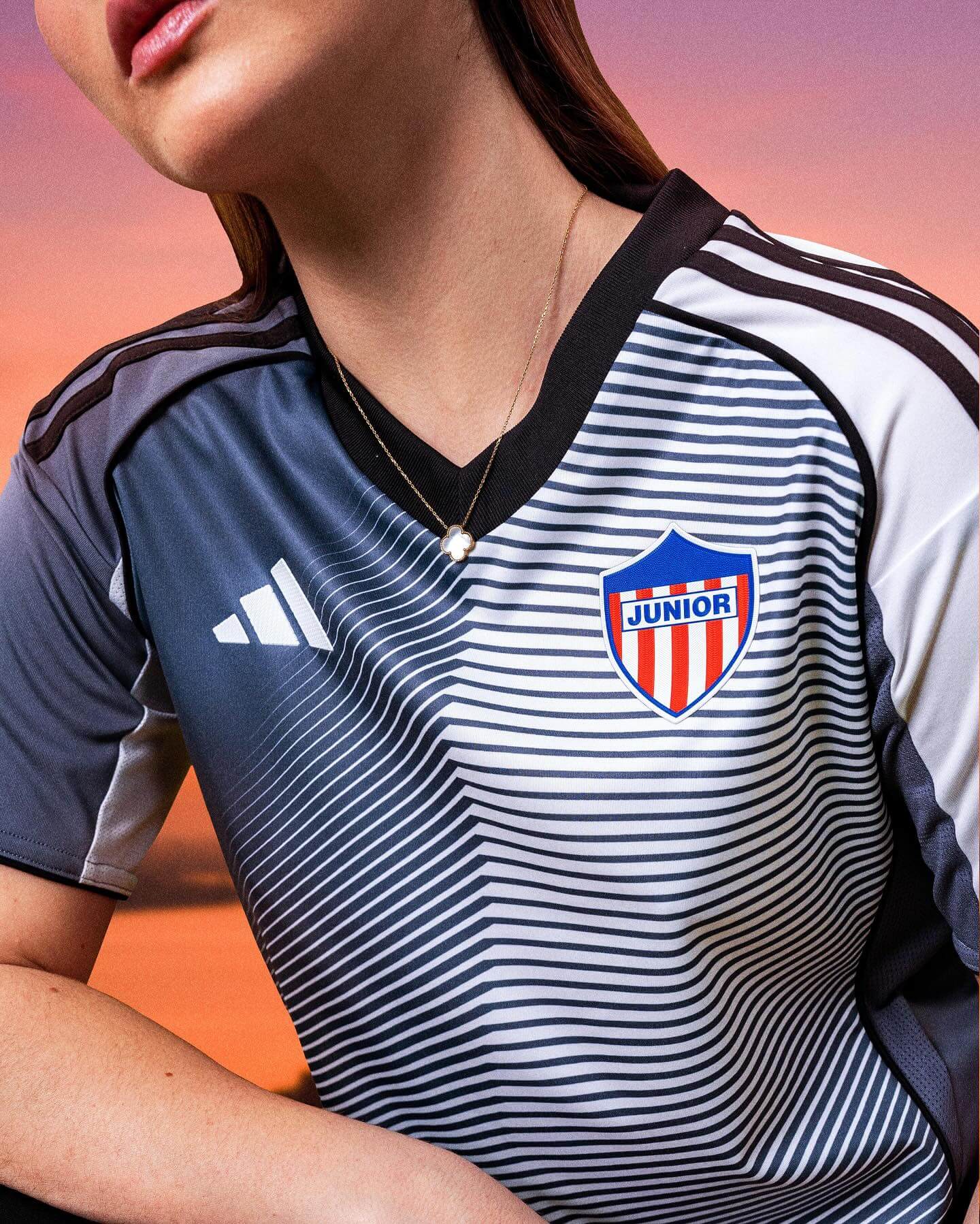 Camisa reserva do Junior Barranquilla 2025-2026 adidas