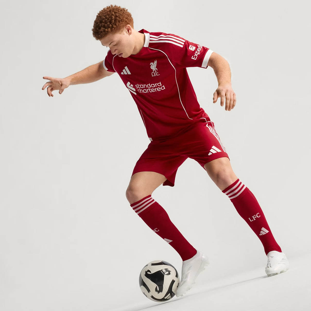 Camisas do Liverpool FC 2025-2026 adidas Home