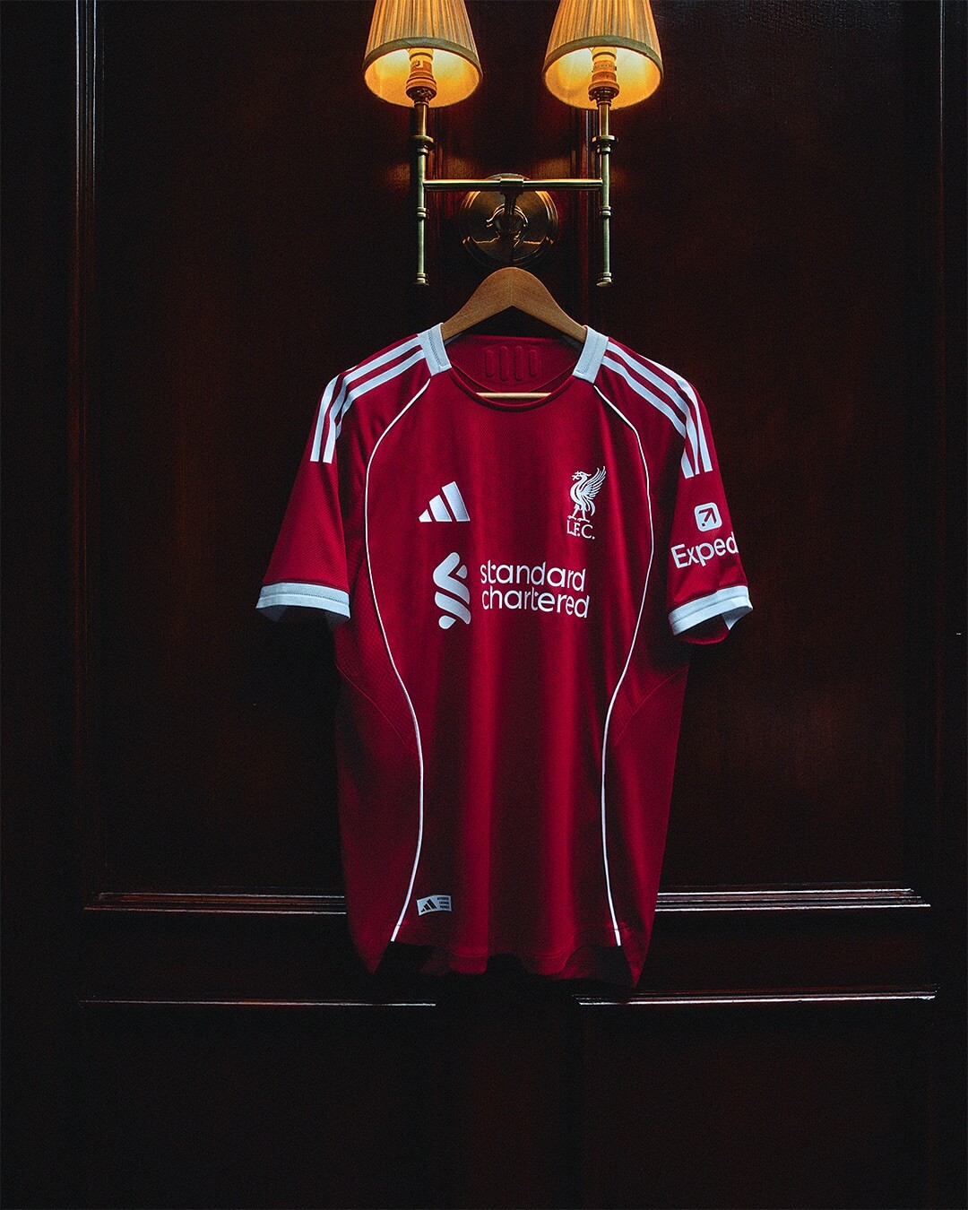 Camisas do Liverpool FC 2025-2026 adidas Home