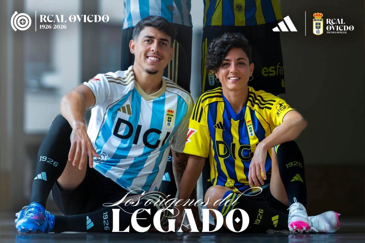 Real Oviedo lança novas camisas reservas para a 2025-2026