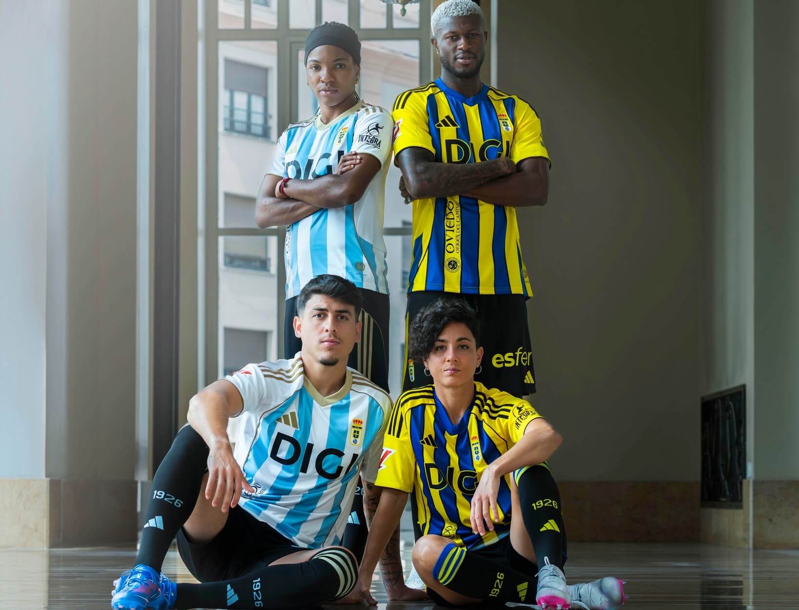 Real Oviedo lança novas camisas reservas para a 2025-2026