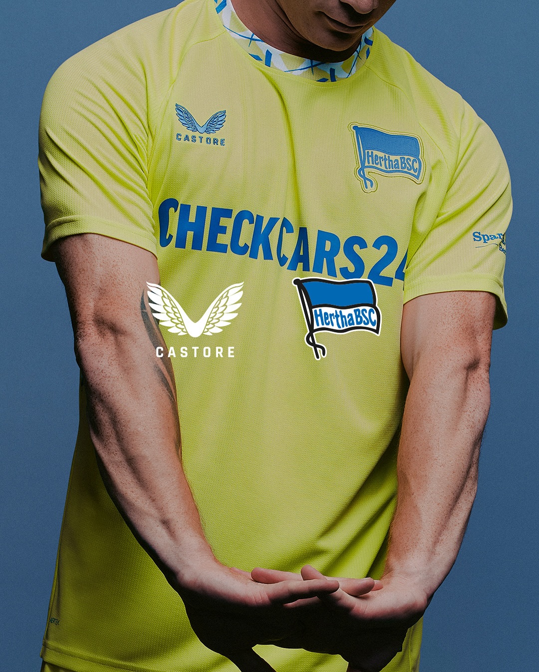 Hertha Berlin lança terceira camisa 2025-2026 assinada pela Castore
