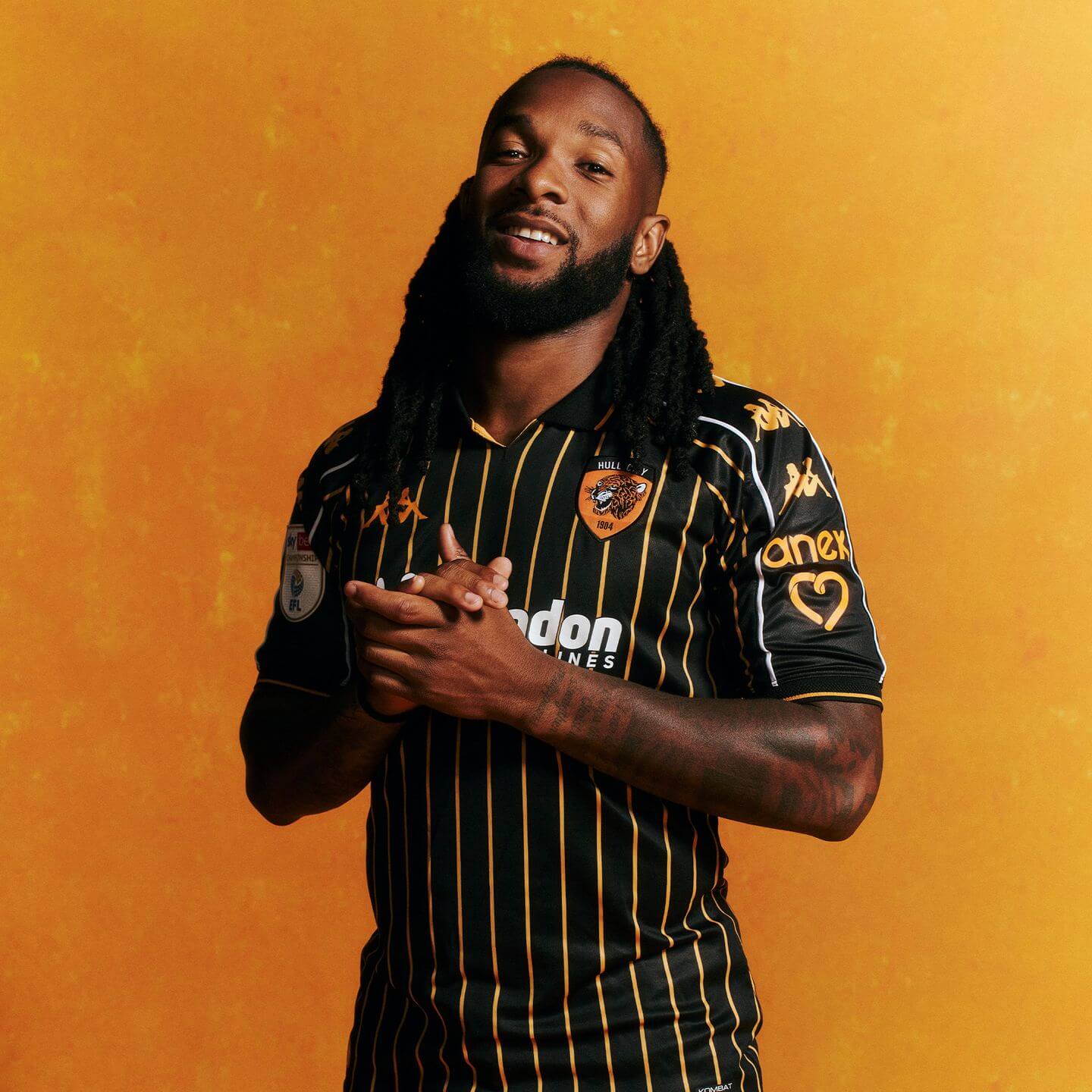 Camisa reserva do Hull City 2025-2026 Kappa