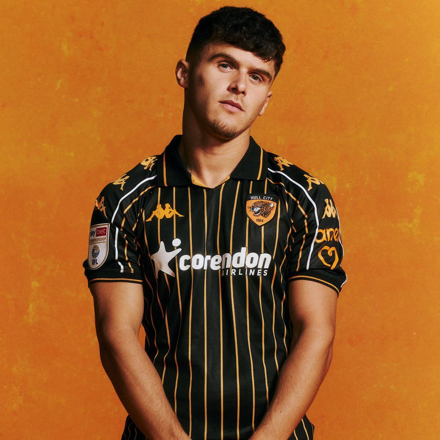Camisa reserva do Hull City 2025-2026 Kappa