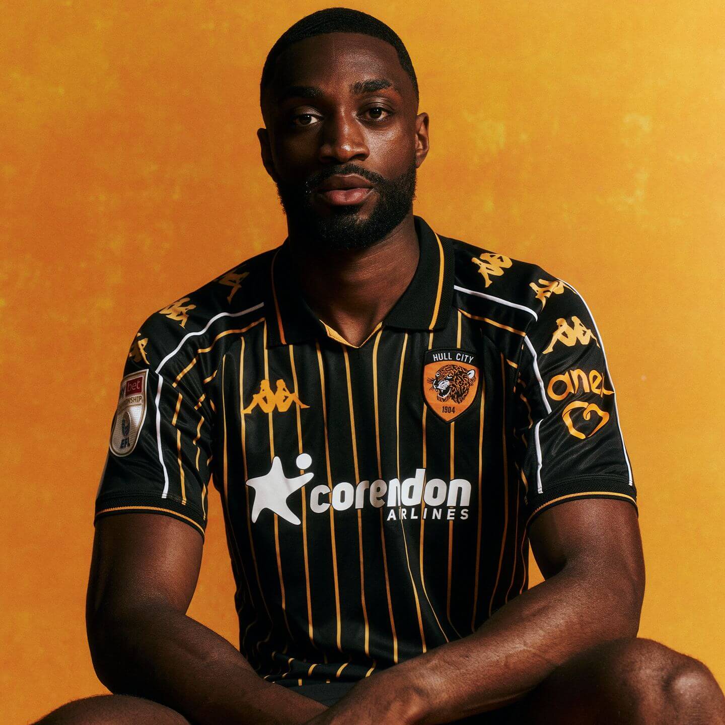 Camisa reserva do Hull City 2025-2026 Kappa