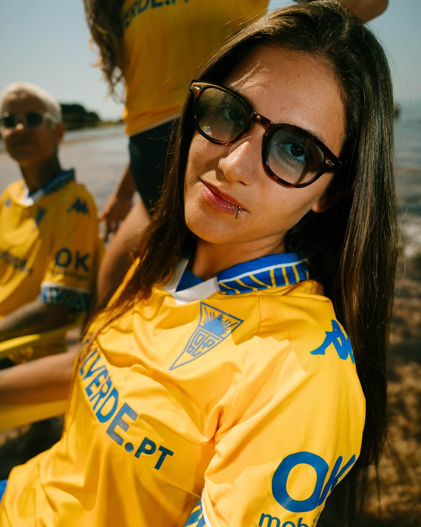 Camisa titular do Estoril Praia 2025-2026 Kappa