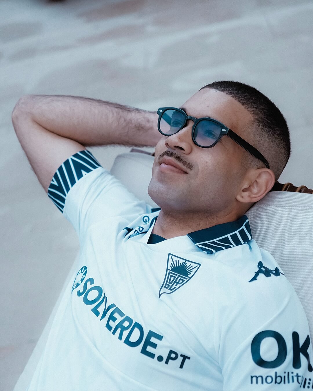 Camisa reserva do Estoril Praia 2025-2026 Kappa