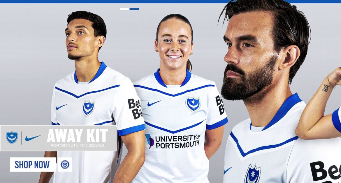 Camisa reserva do Portsmouth 2025-2026 é revelada pela Nike