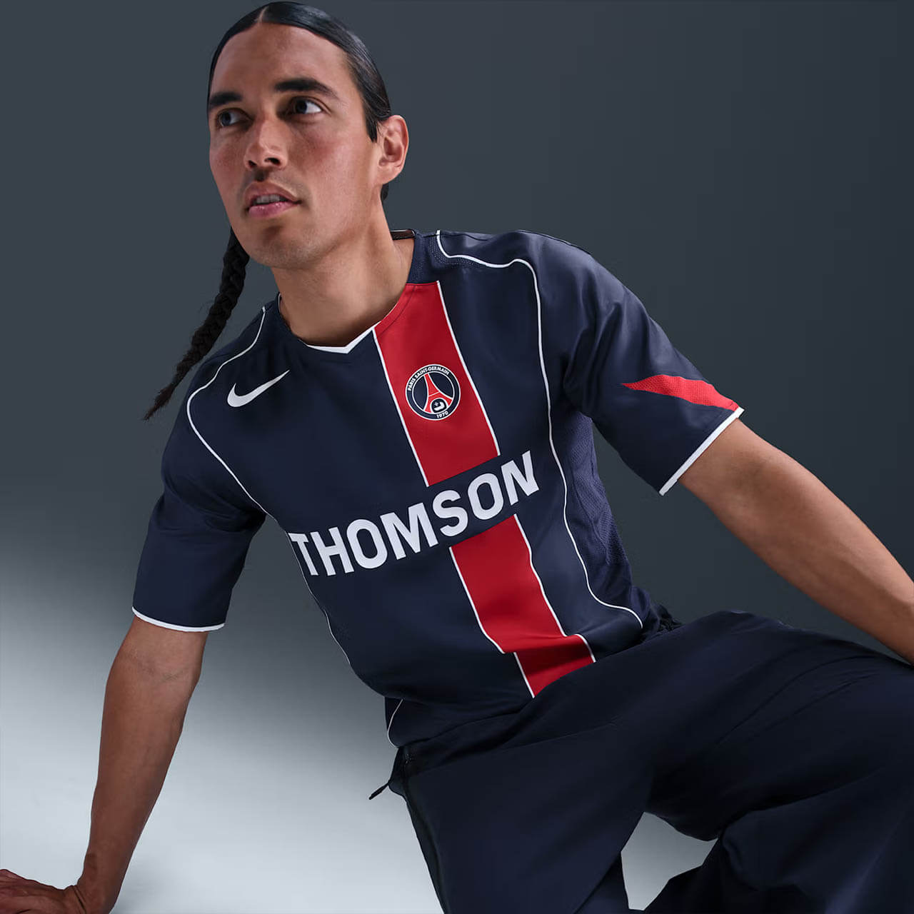 Camisa Total 90 do PSG 2004-2005 Nike Reissue