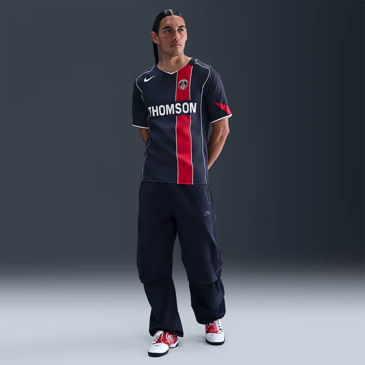 Camisa Total 90 do PSG 2004-2005 Nike Reissue