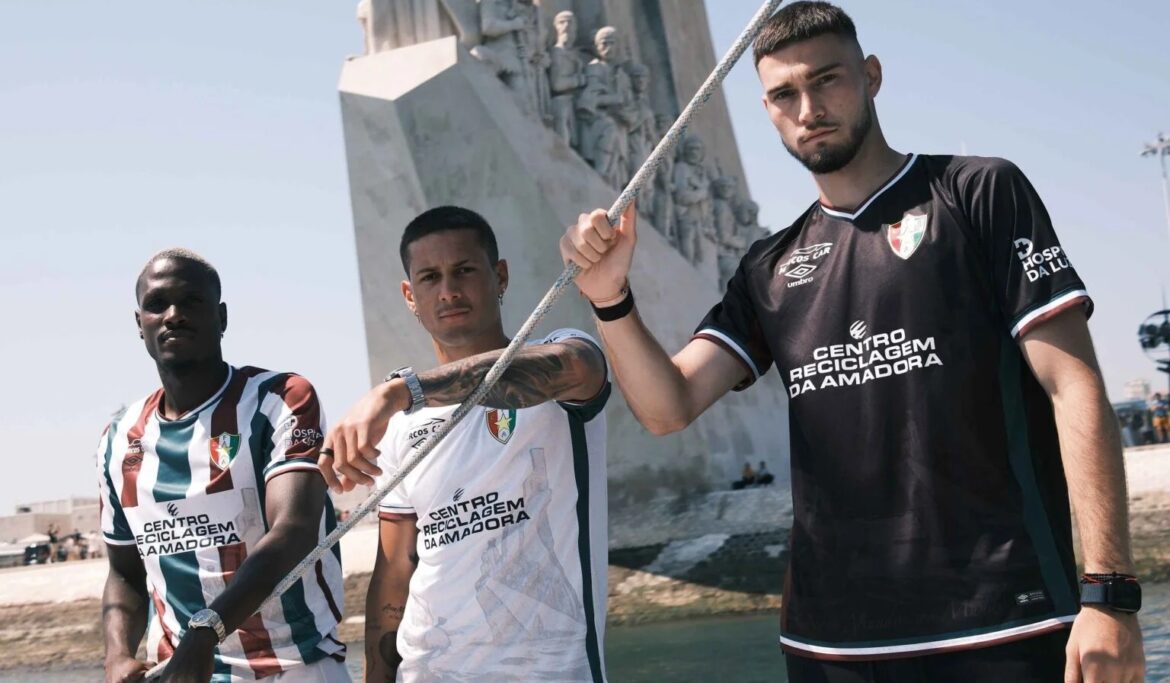 Camisas do Estrela da Amadora 2025-2026 são lançadas pela Umbro