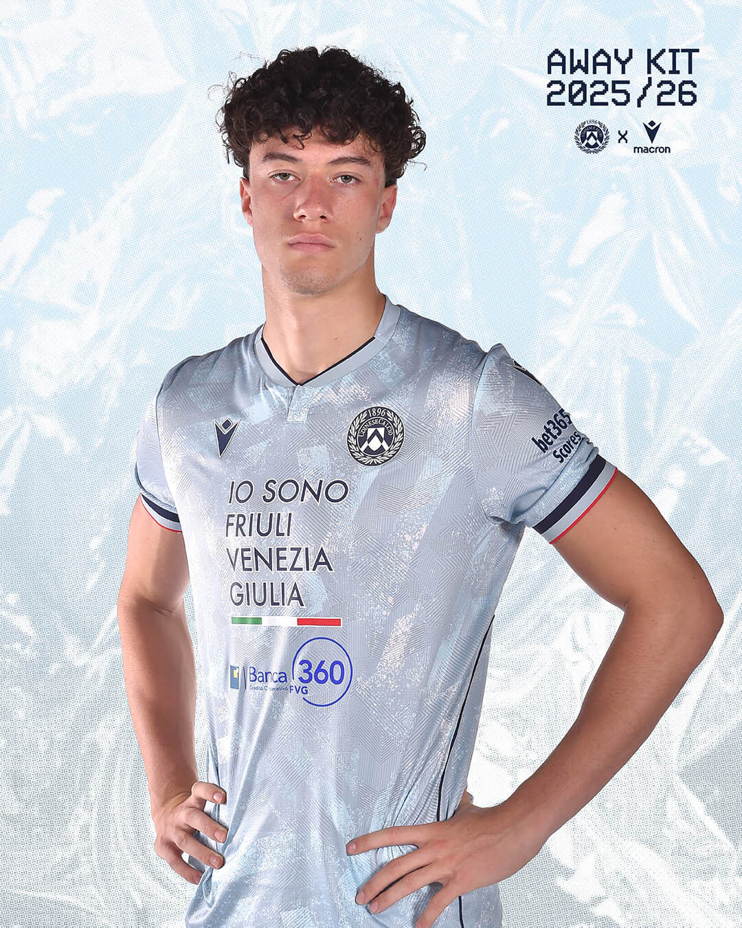 Camisa reserva do Udinese Calcio 2025-2026 Macron