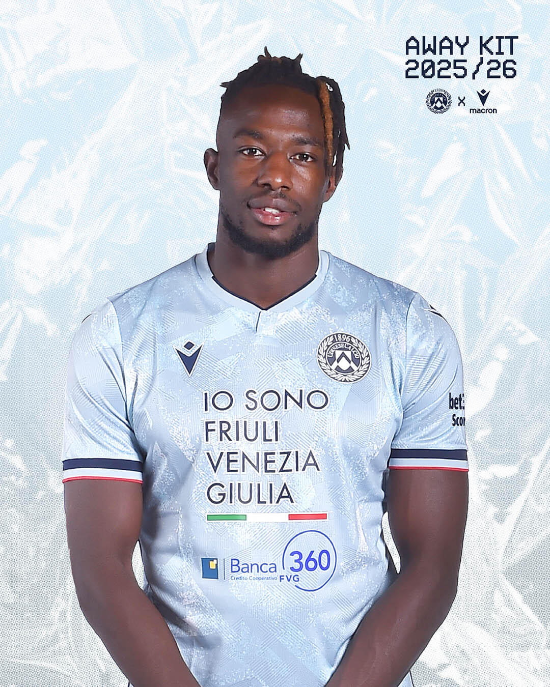 Camisa reserva do Udinese Calcio 2025-2026 Macron