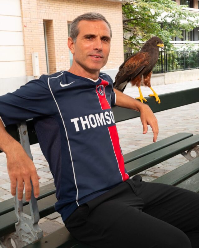 Camisa Total 90 do PSG 2004-2005 Nike Reissue