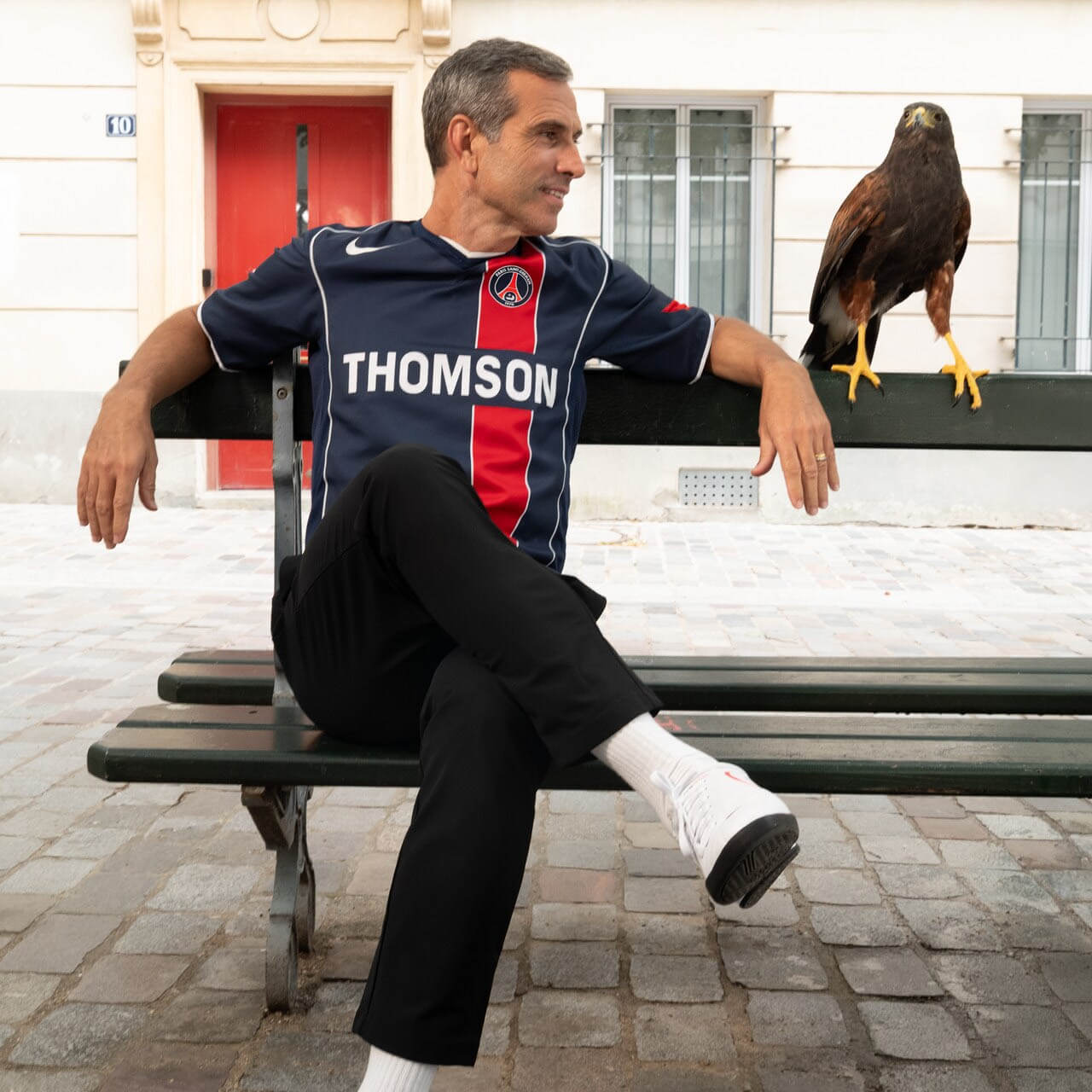 Camisa Total 90 do PSG 2004-2005 Nike Reissue