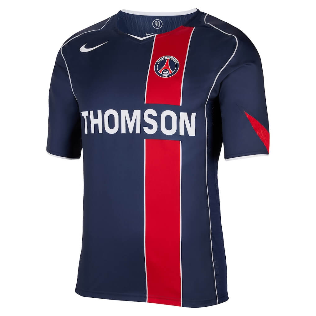 Camisa Total 90 do PSG 2004-2005 Nike Reissue Kit