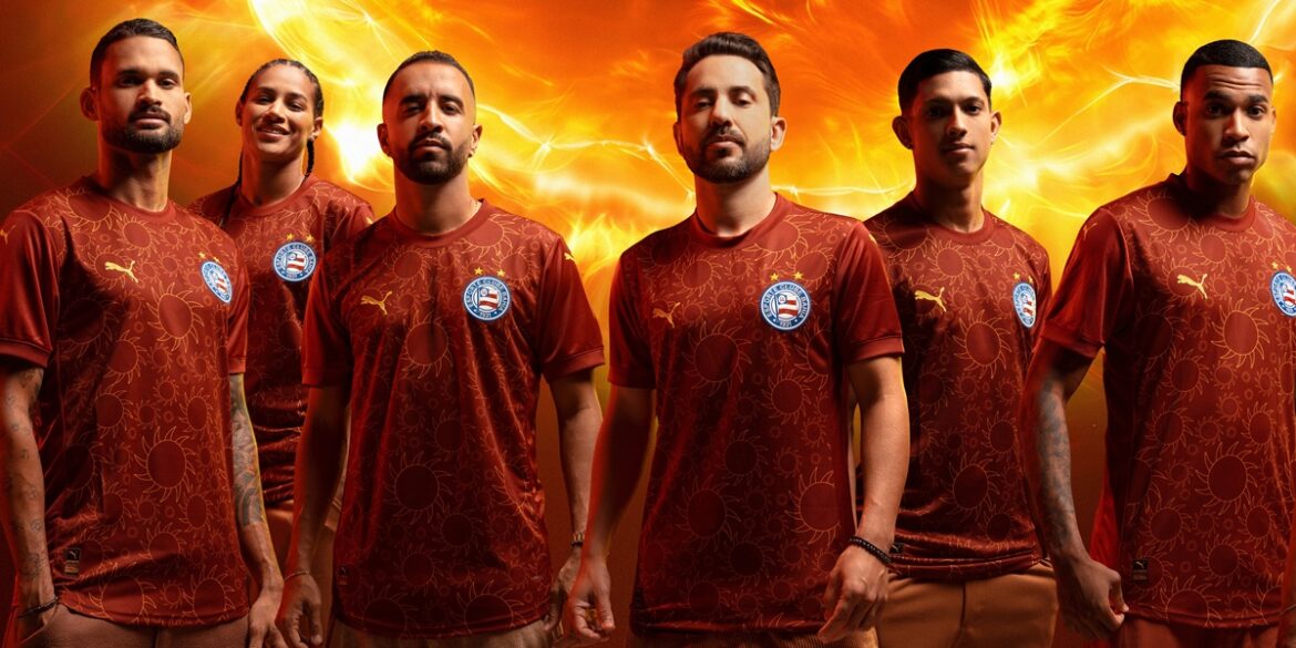PUMA lança nova terceira camisa do EC Bahia para 2025-2026