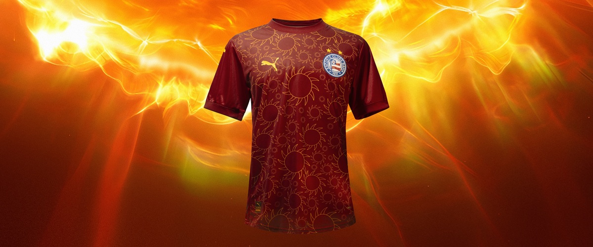 PUMA lança nova terceira camisa do EC Bahia para 2025-2026