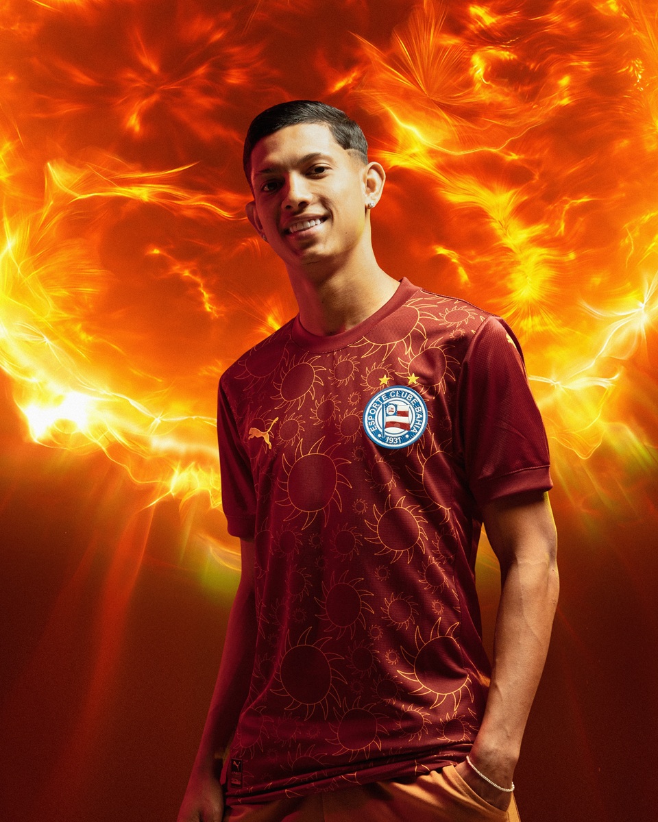PUMA lança nova terceira camisa do EC Bahia para 2025-2026