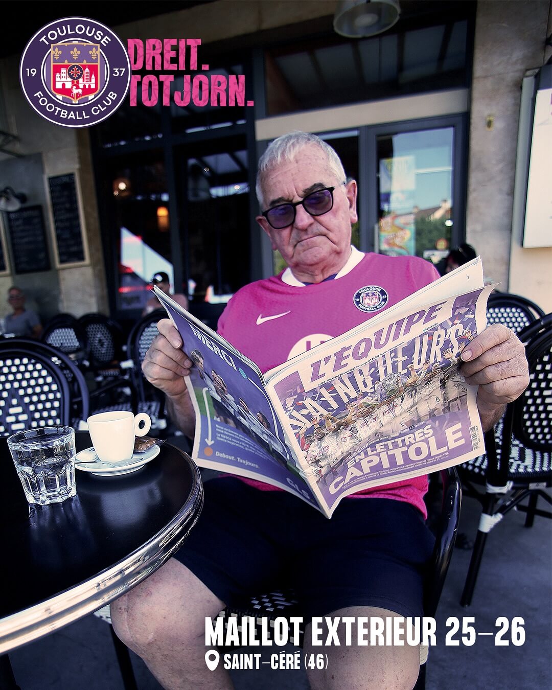 Toulouse FC apresenta nova camisa reserva da Nike para 2025-2026
