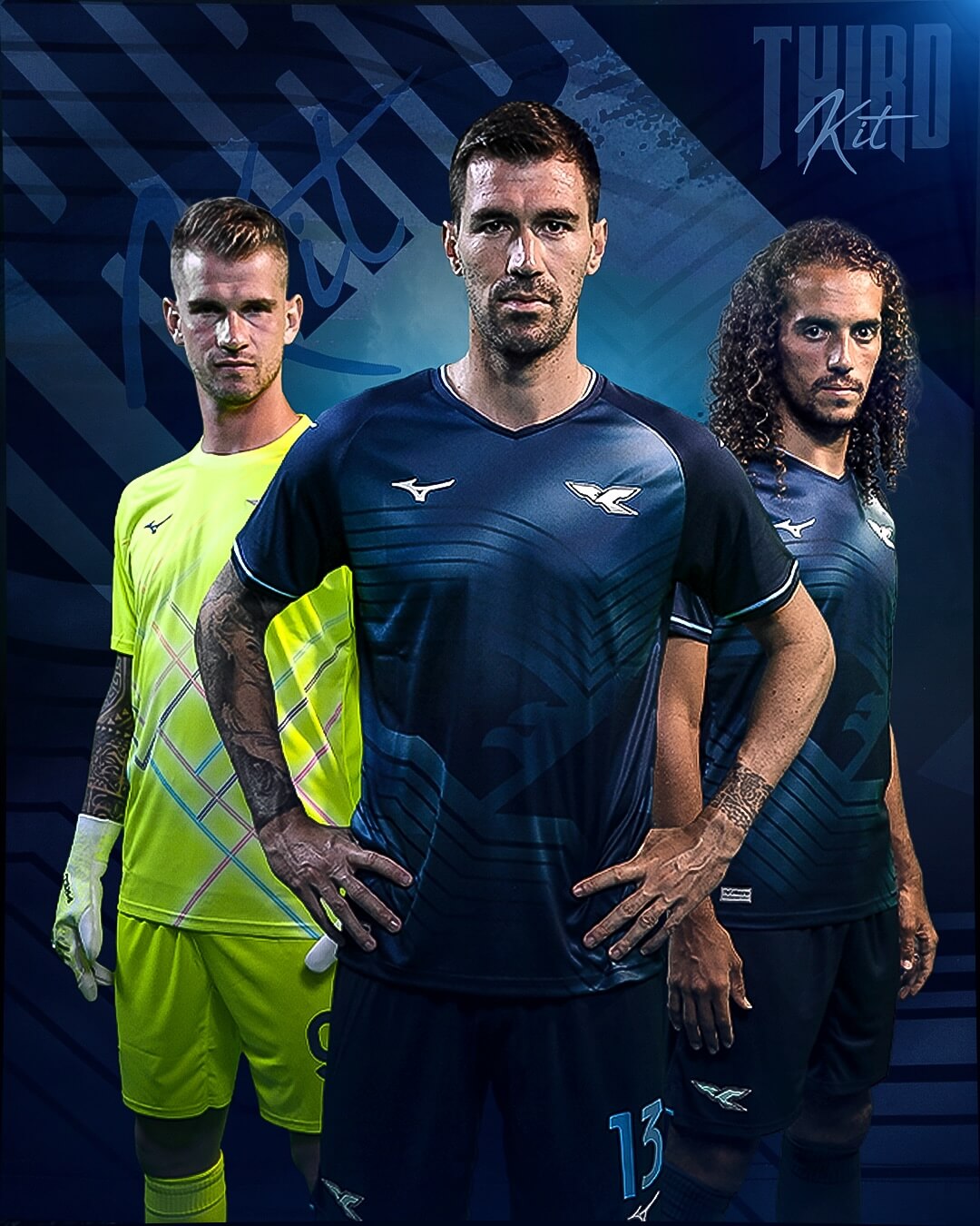Terceira camisa da Lazio 2025-2026 Mizuno