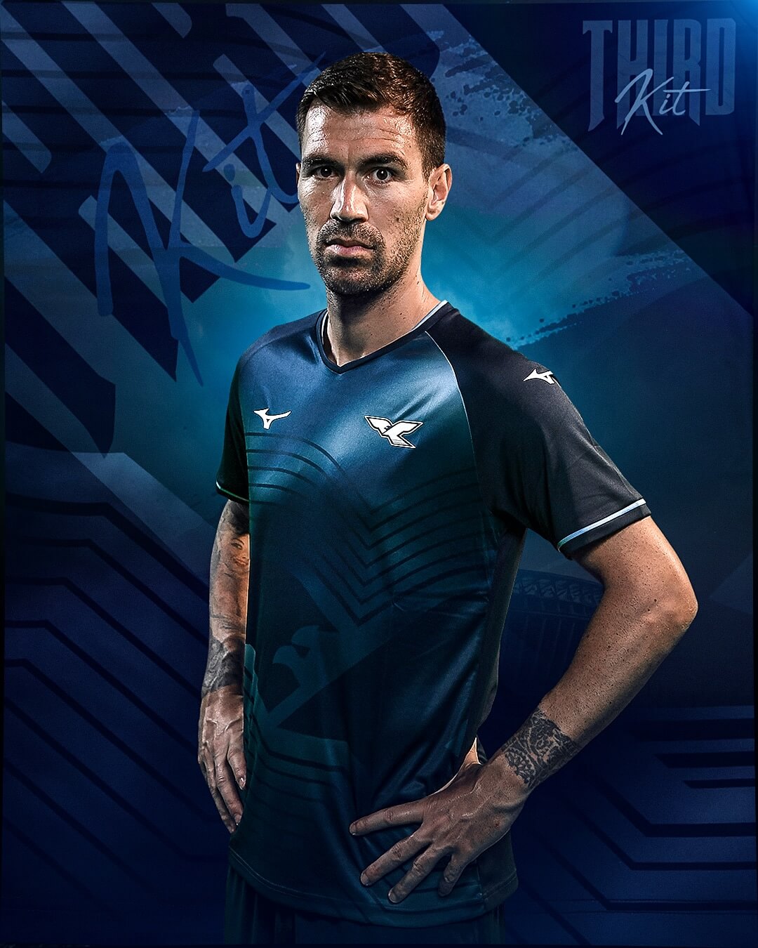 Terceira camisa da Lazio 2025-2026 Mizuno