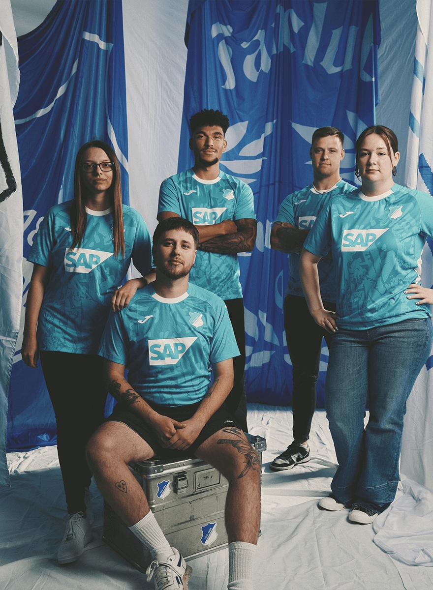 TSG Hoffenheim apresenta nova camisa reserva 2025-2026 inspirada nas bandeiras da torcida
