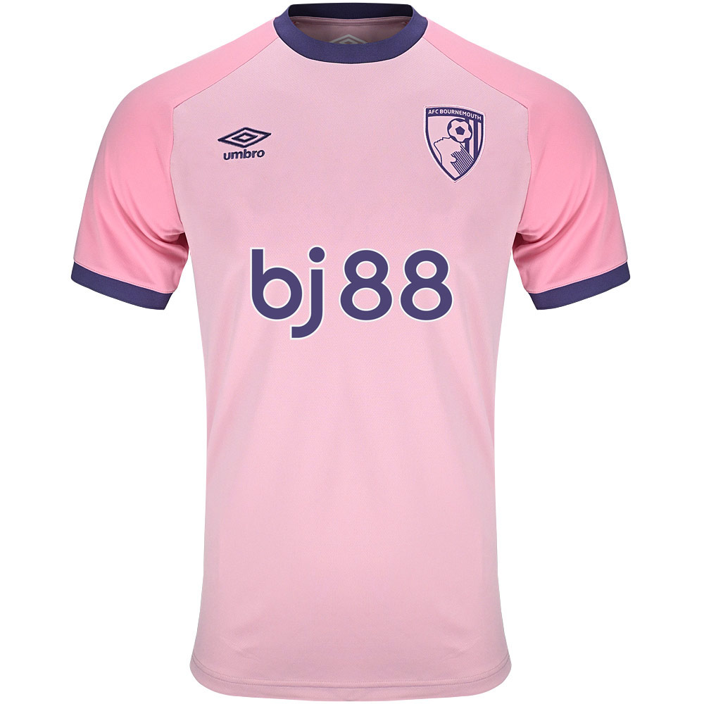Bournemouth lança nova terceira camisa 2025-2026 em rosa