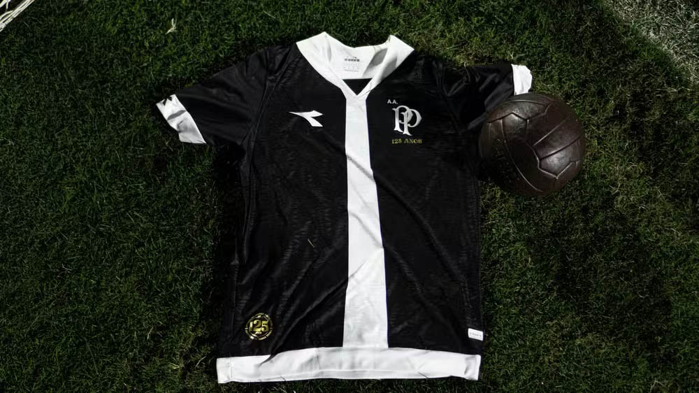 Camisa da gravata da Ponte Preta 2025 Diadora