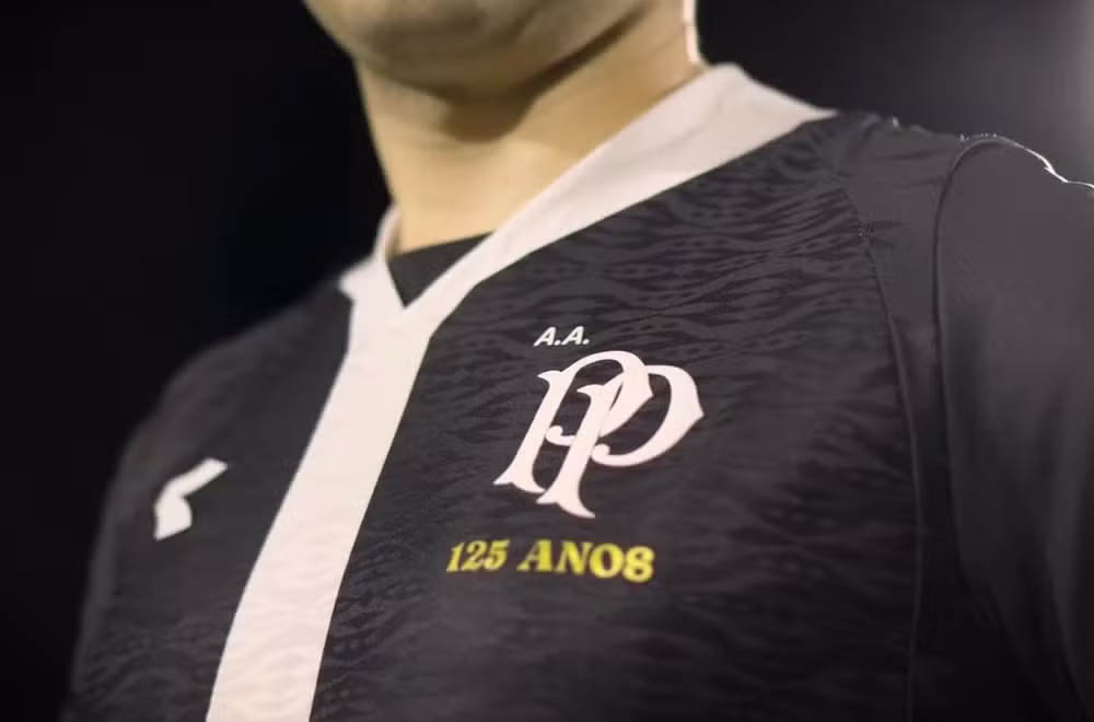 Camisa da gravata da Ponte Preta 2025 Diadora