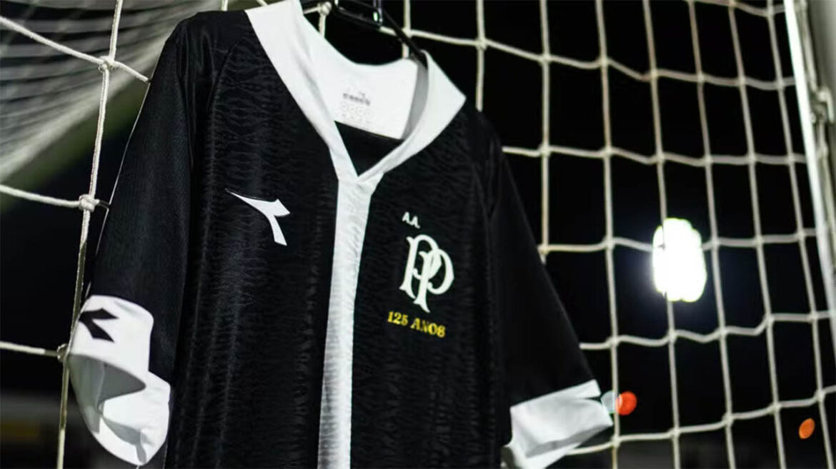 Camisa da gravata da Ponte Preta 2025 Diadora